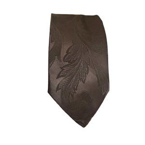 The Men's Store Men's Neck Tie Silk Blend 57" L 3.5" W Brown Texture Paisley
